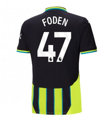 Manchester City Phil Foden #47 Replika Udebanetrøje 2024-25 Kortærmet
